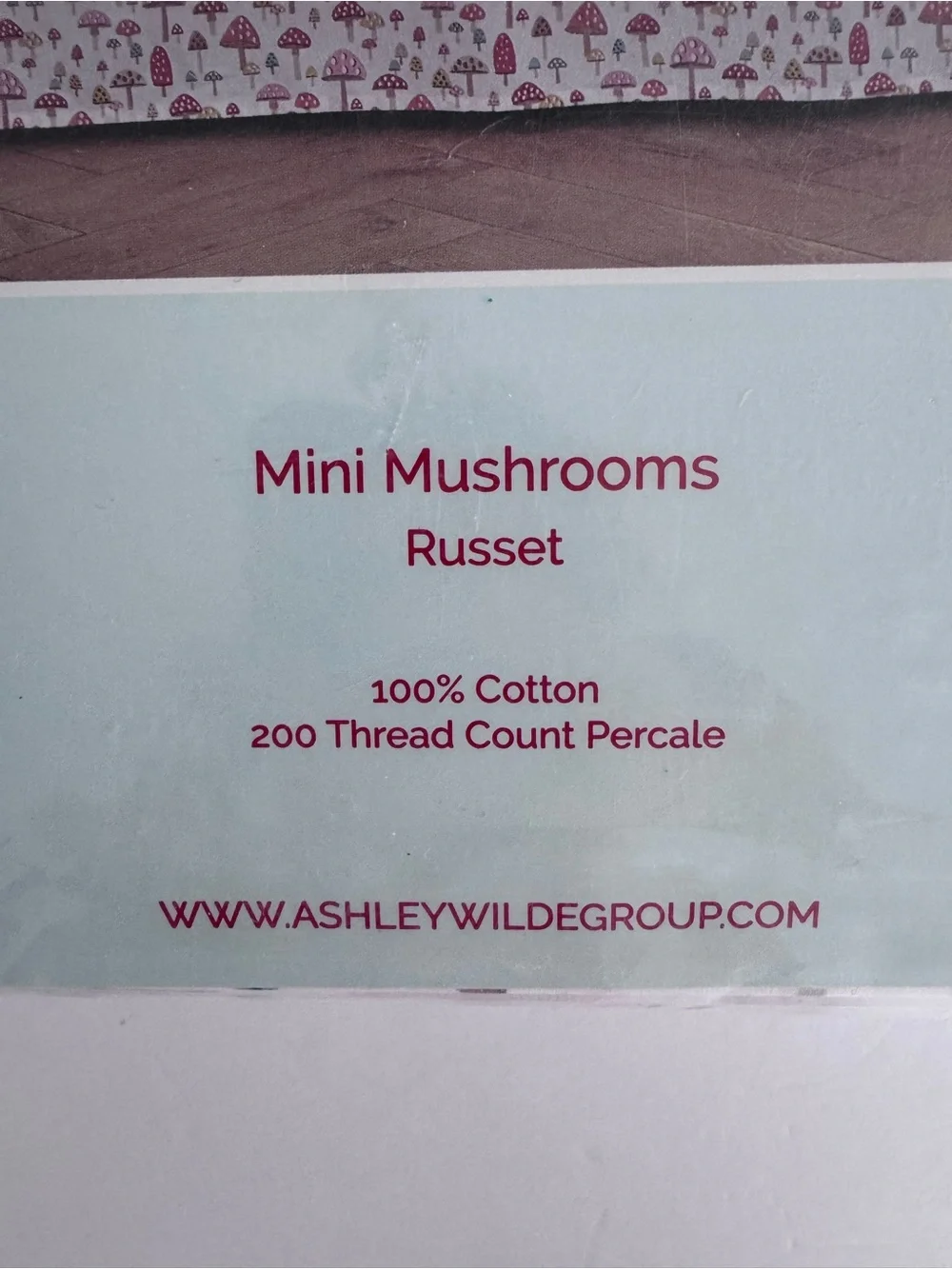 Cath Kidston Mushroom Print Sheet Set Full Size New